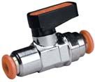 K-MI-6560-MSv - 2-2 Wege Mini-Kugelhahn Steck-Steck